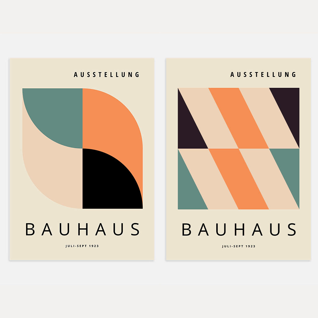 Bauhaus Colores – Set de 2 pósteres