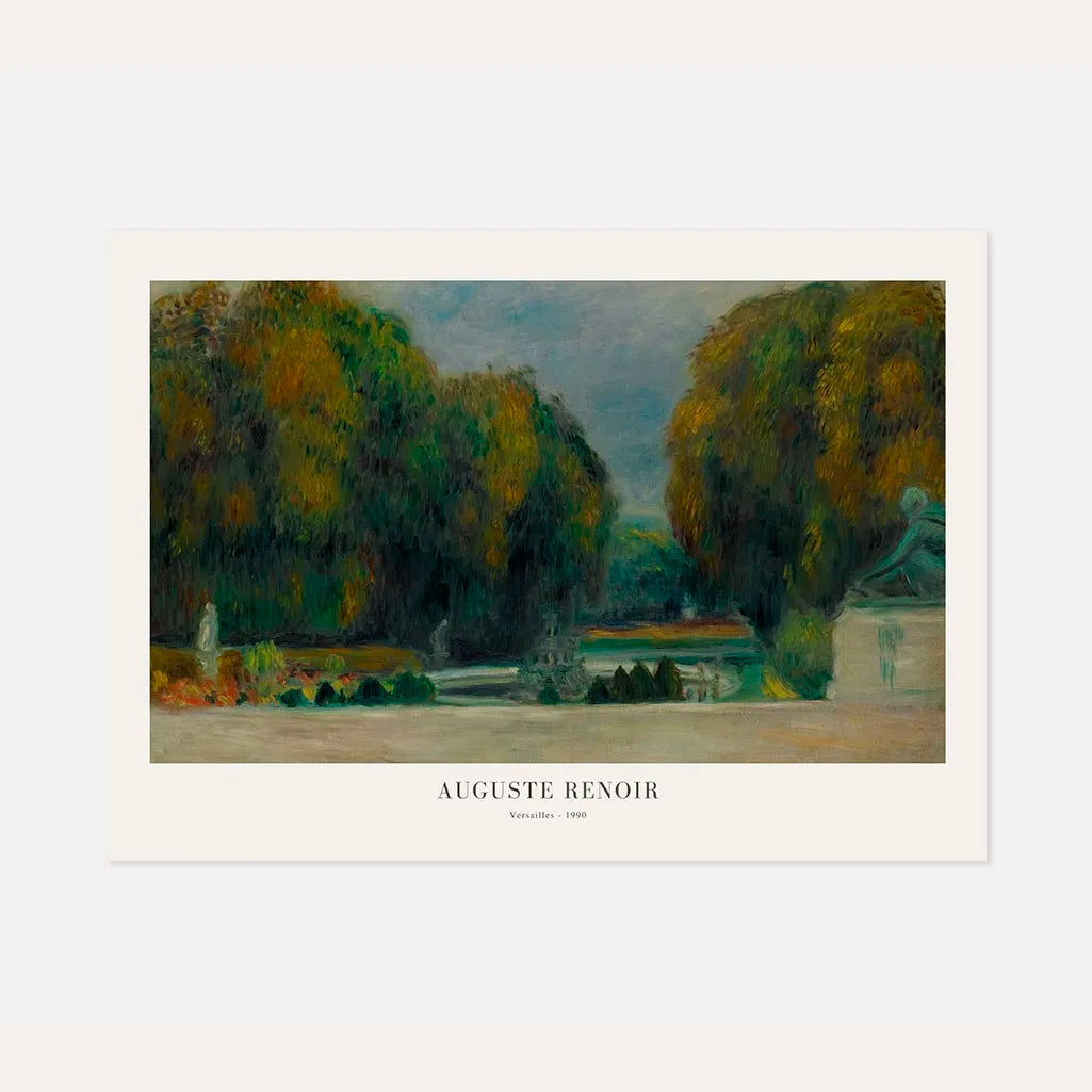Auguste Renoir – Parque de Versalles Póster
