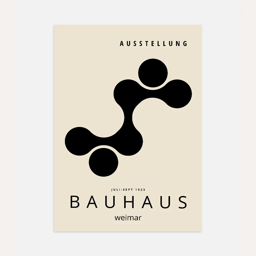 Bauhaus Conexiones Orgánicas Póster