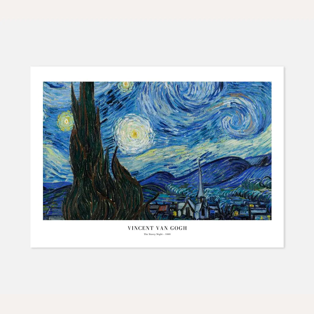 Póster Vincent van Gogh – La noche estrellada 1889