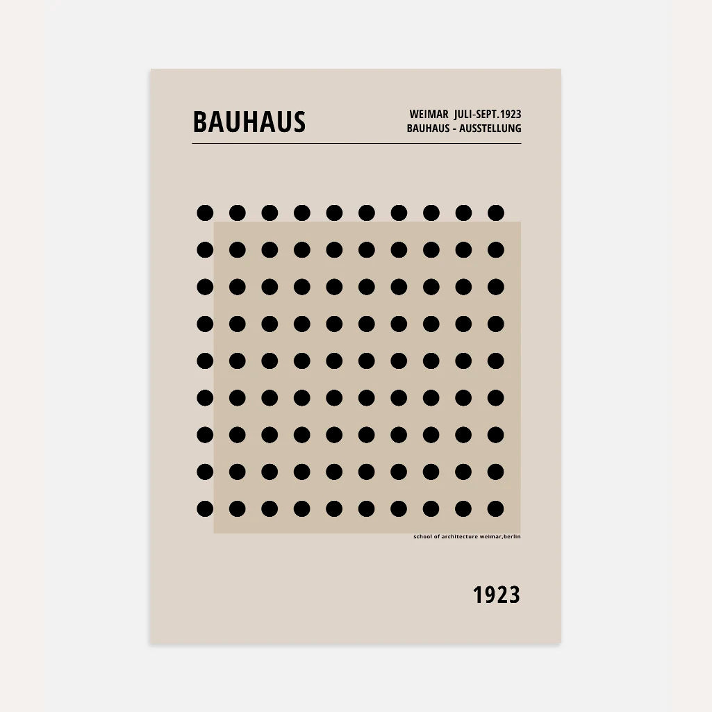 Bauhaus Puntos De Equilibrio Póster