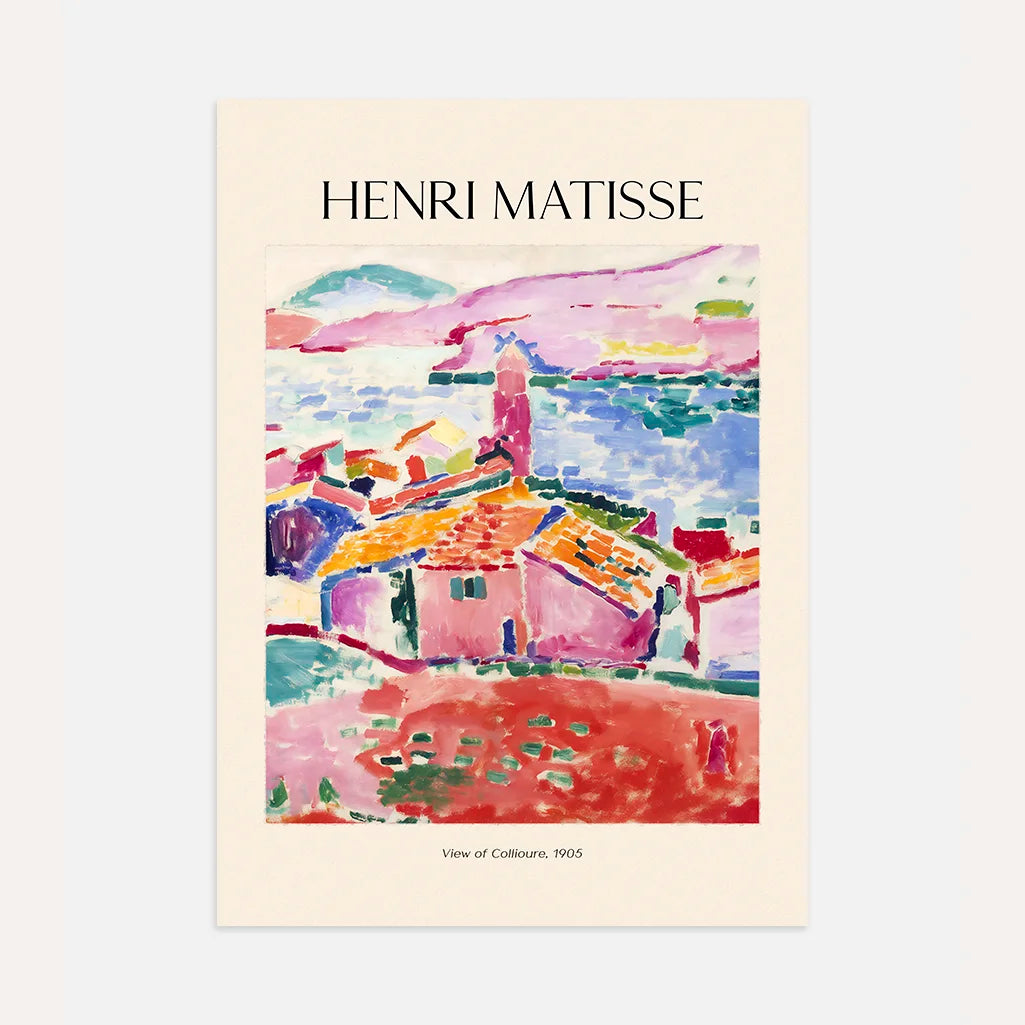 Henri Matisse Póster – Vista de Collioure
