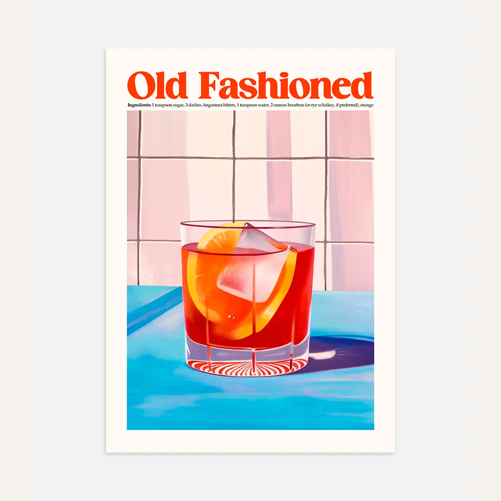 Póster Old Fashioned Sunset