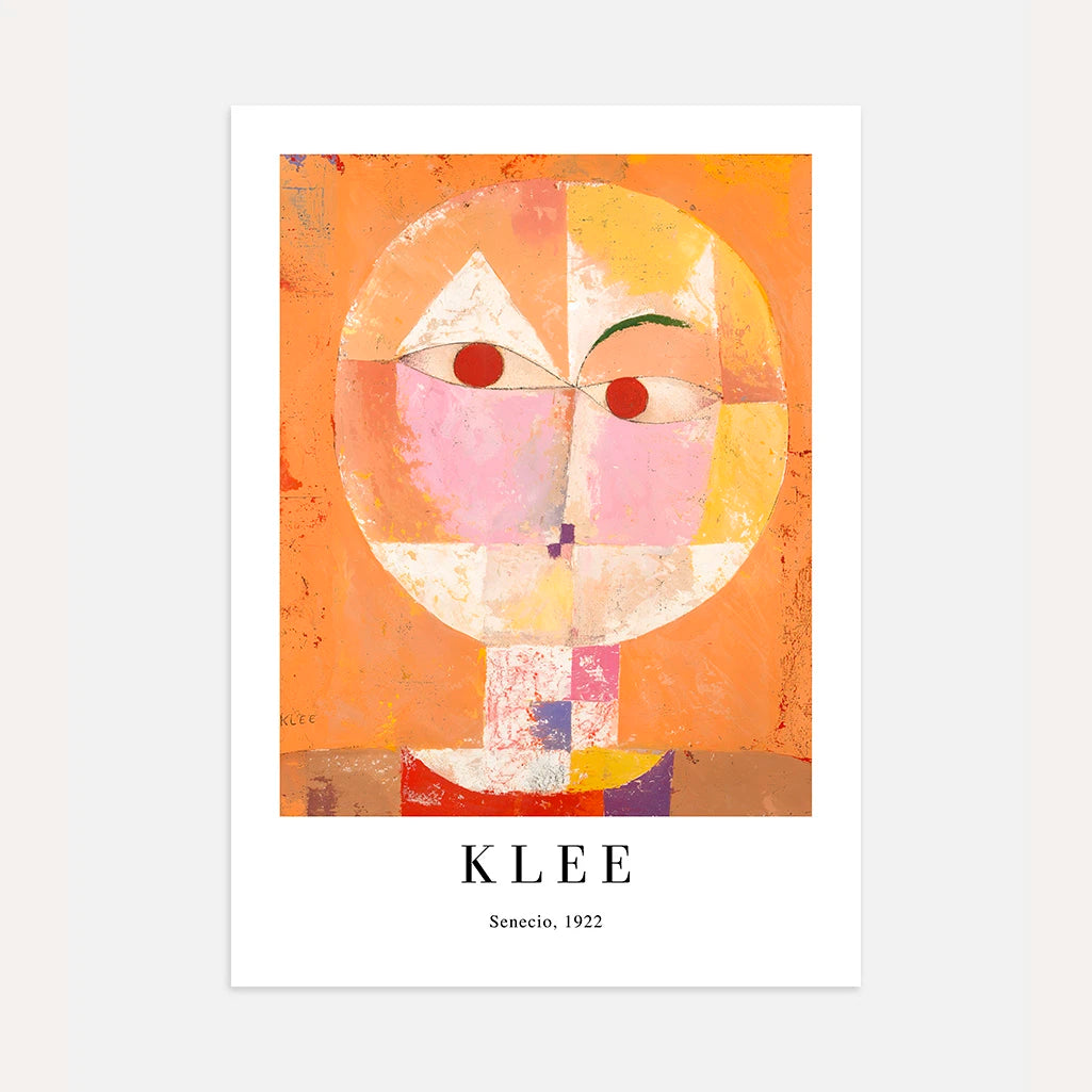 Paul Klee Senecio Poster