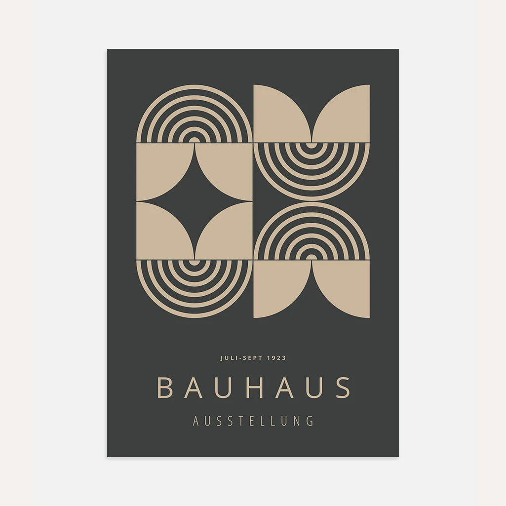 Bauhaus Simetría Póster