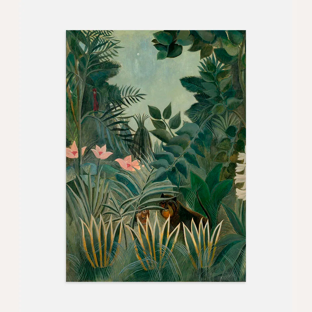 Henri Rousseau – La jungla Póster