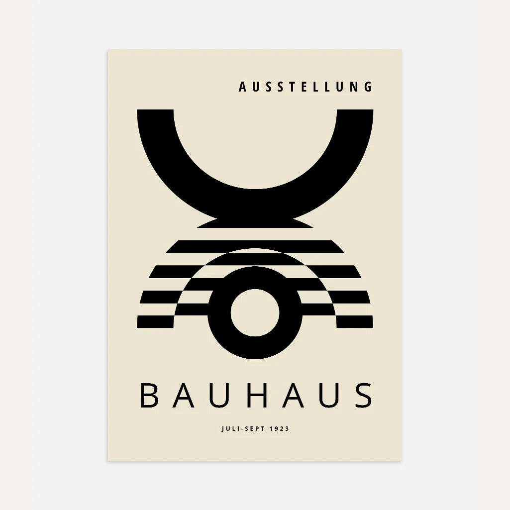 Póster Bauhaus Formas Geométricas