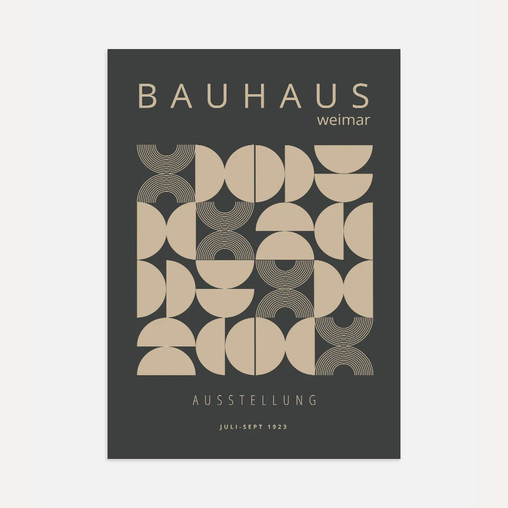 Bauhaus Formas Póster