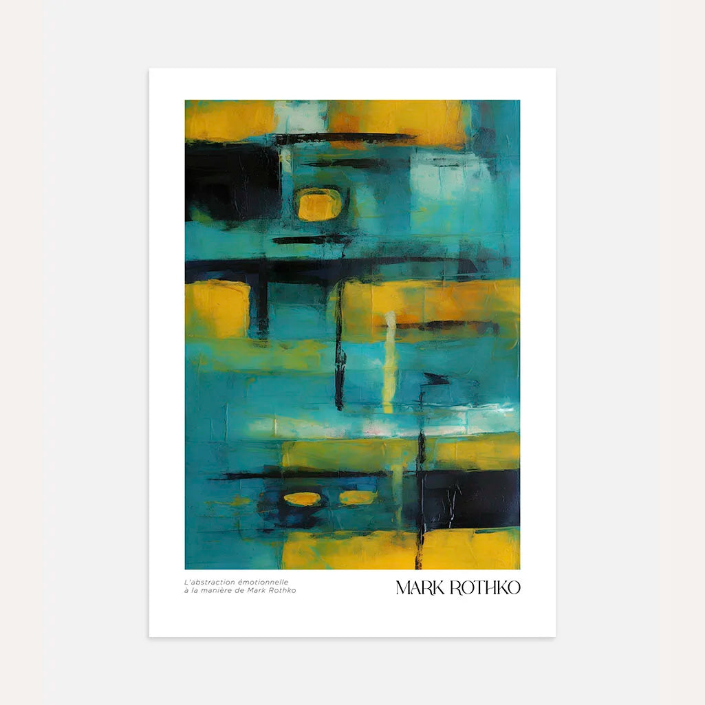 Rothko Póster Dorado