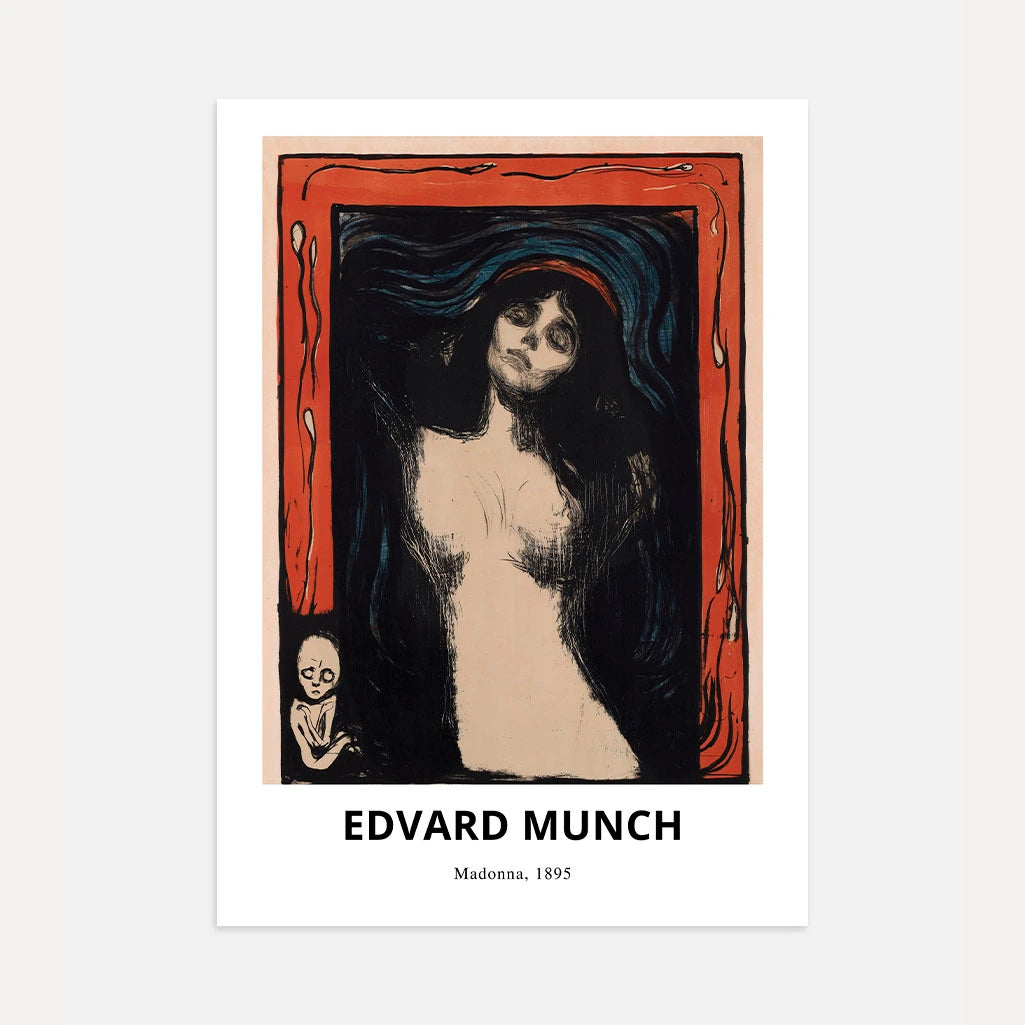 Póster Edvard Munch – Madonna