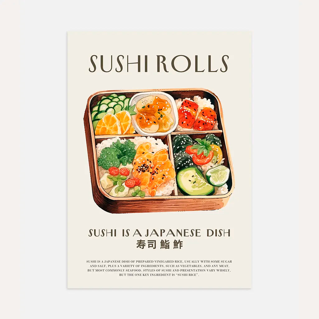 Póster Sushi Fresco