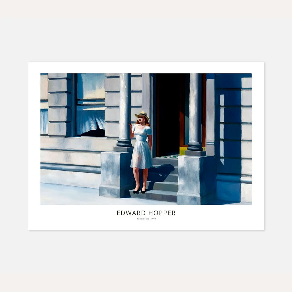 Póster Edward Hopper – Verano 1943