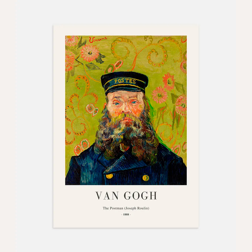 Vincent van Gogh – El cartero Joseph Roulin Póster
