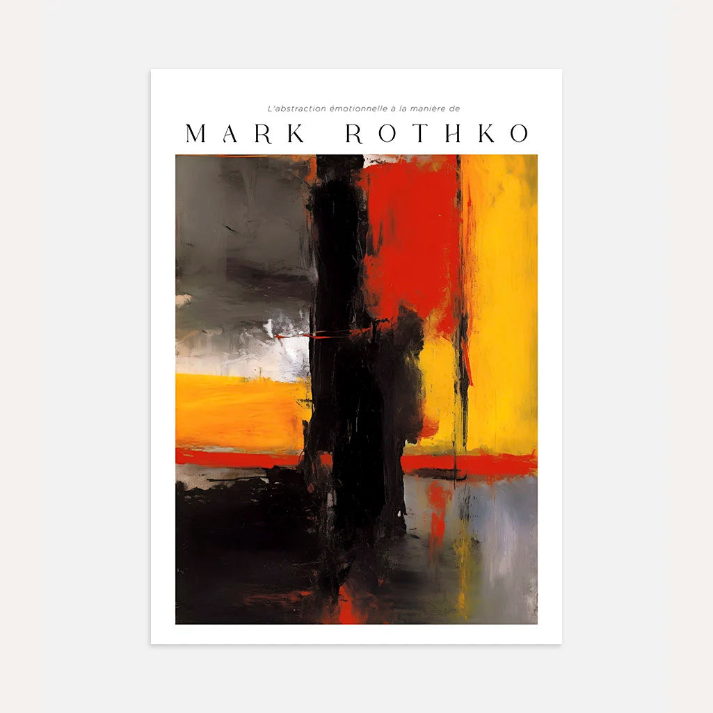 Rothko Póster Ardiente