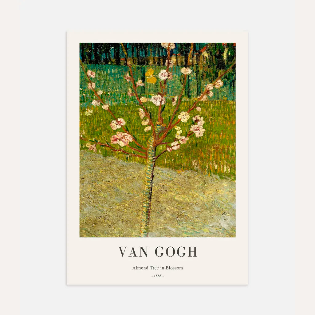 Póster Vincent van Gogh – Almendro en flor