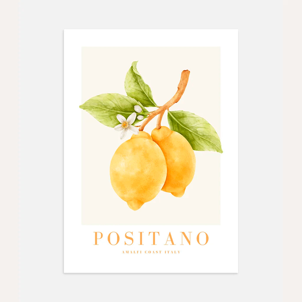 Póster Limones Positano
