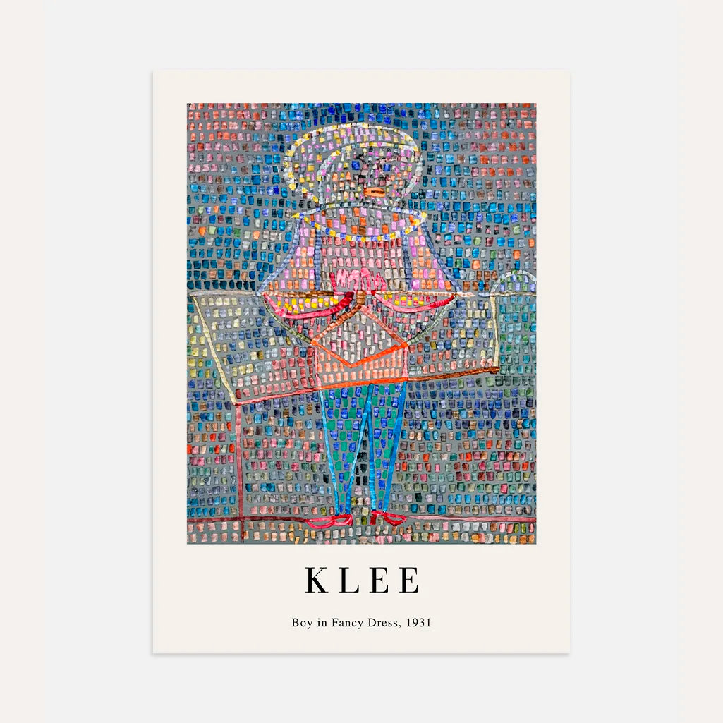 Paul Klee Póster – Niño con disfraz 1931