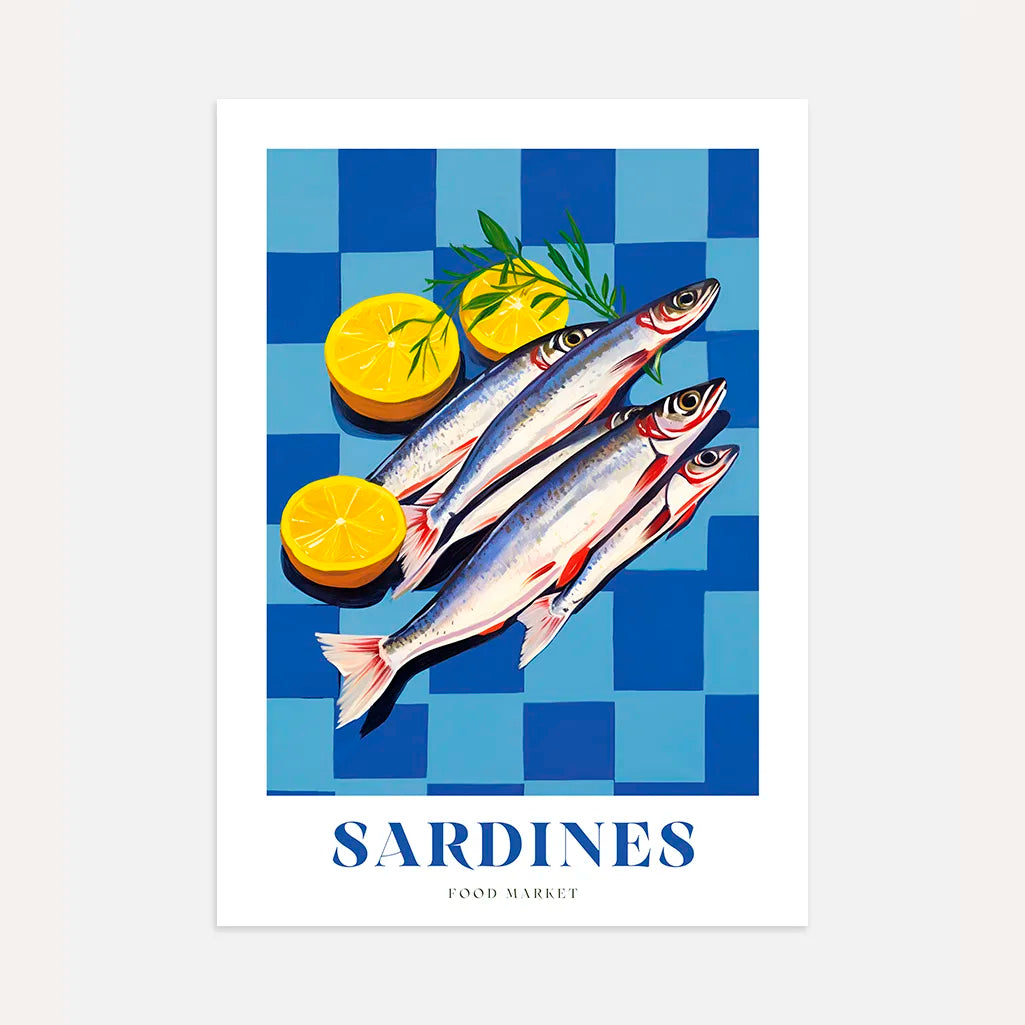 Póster Sardinas