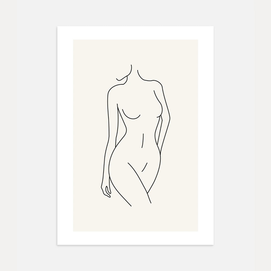 Póster – Línea femenina elegante