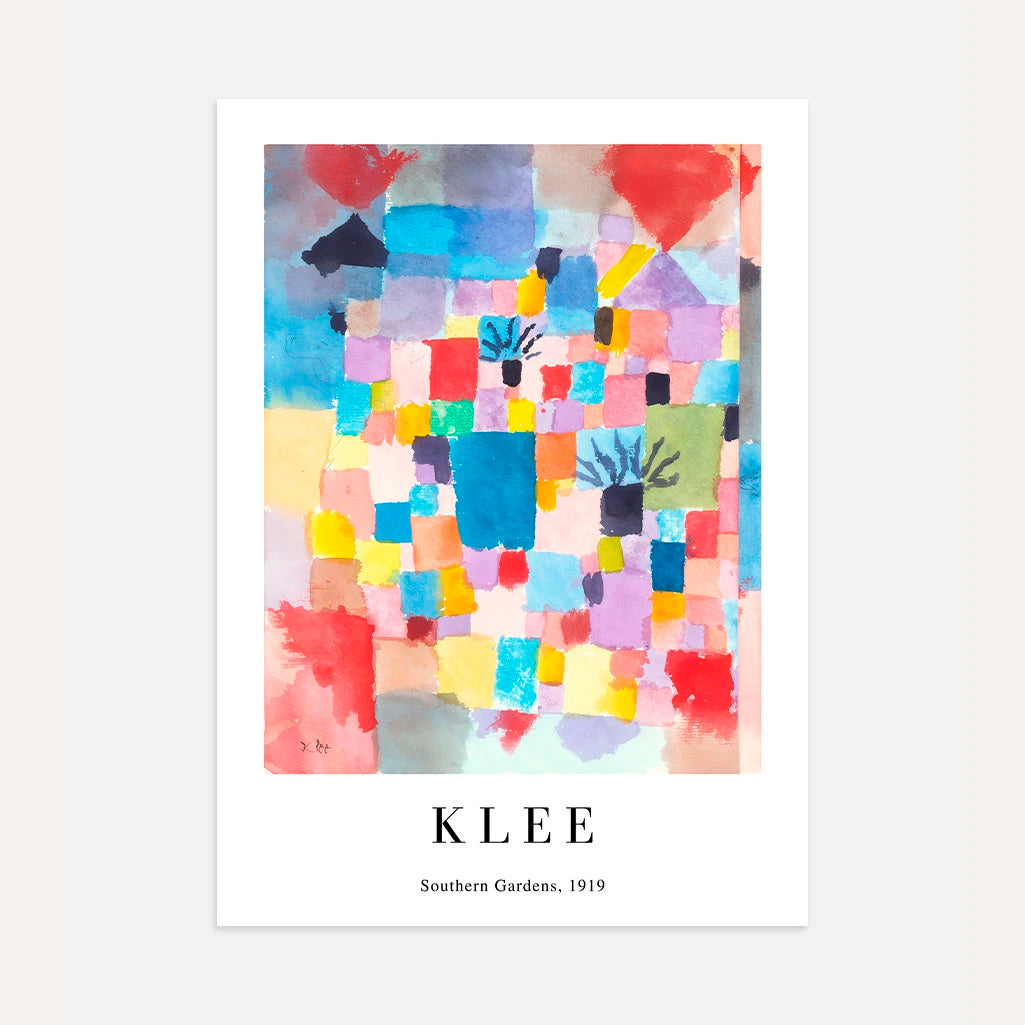Paul Klee Póster – Jardines del Sur