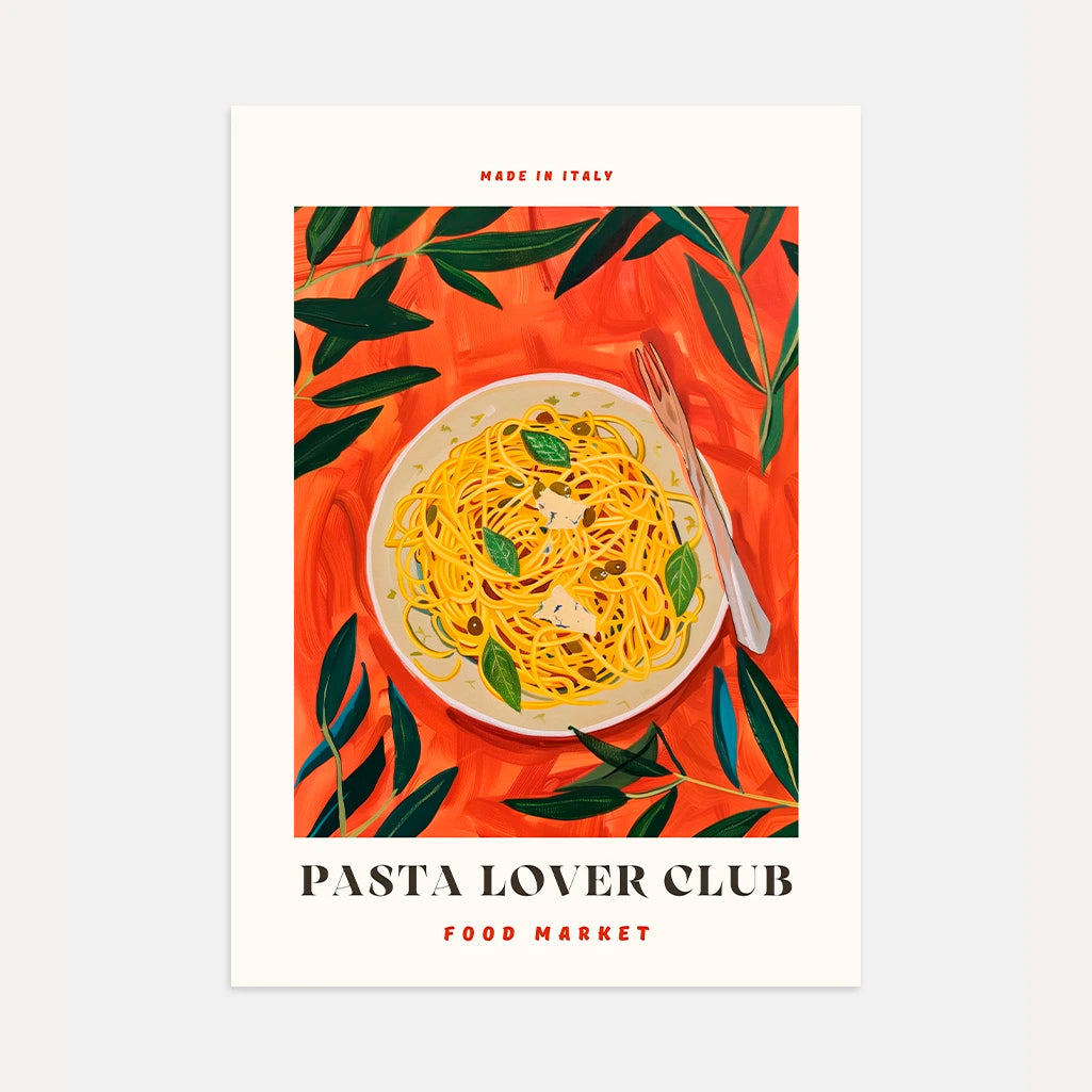 Póster Espaguetis