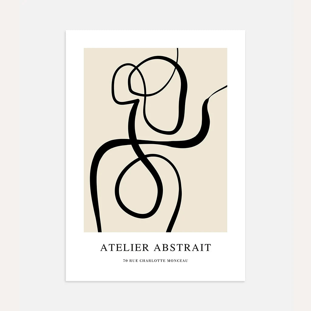 Póster – Línea abstracta
