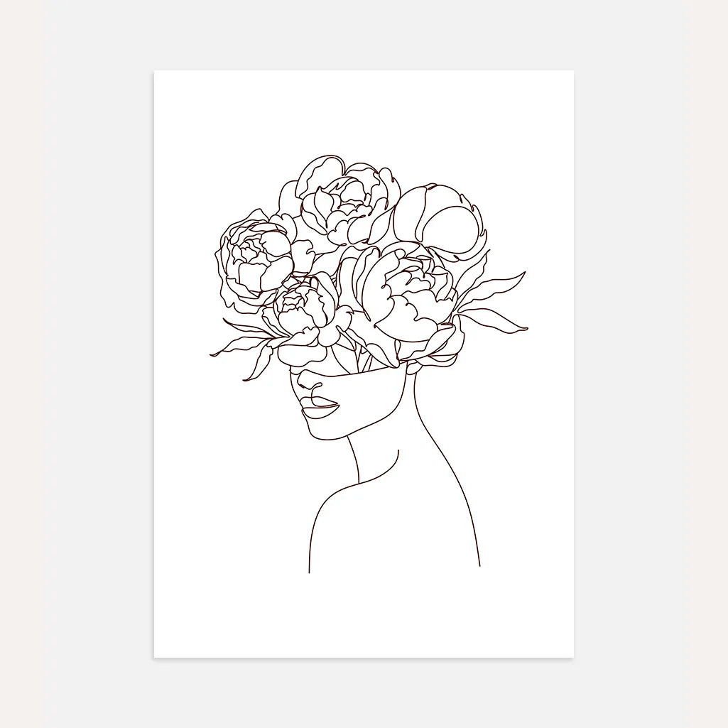 Póster – Pensamiento floral