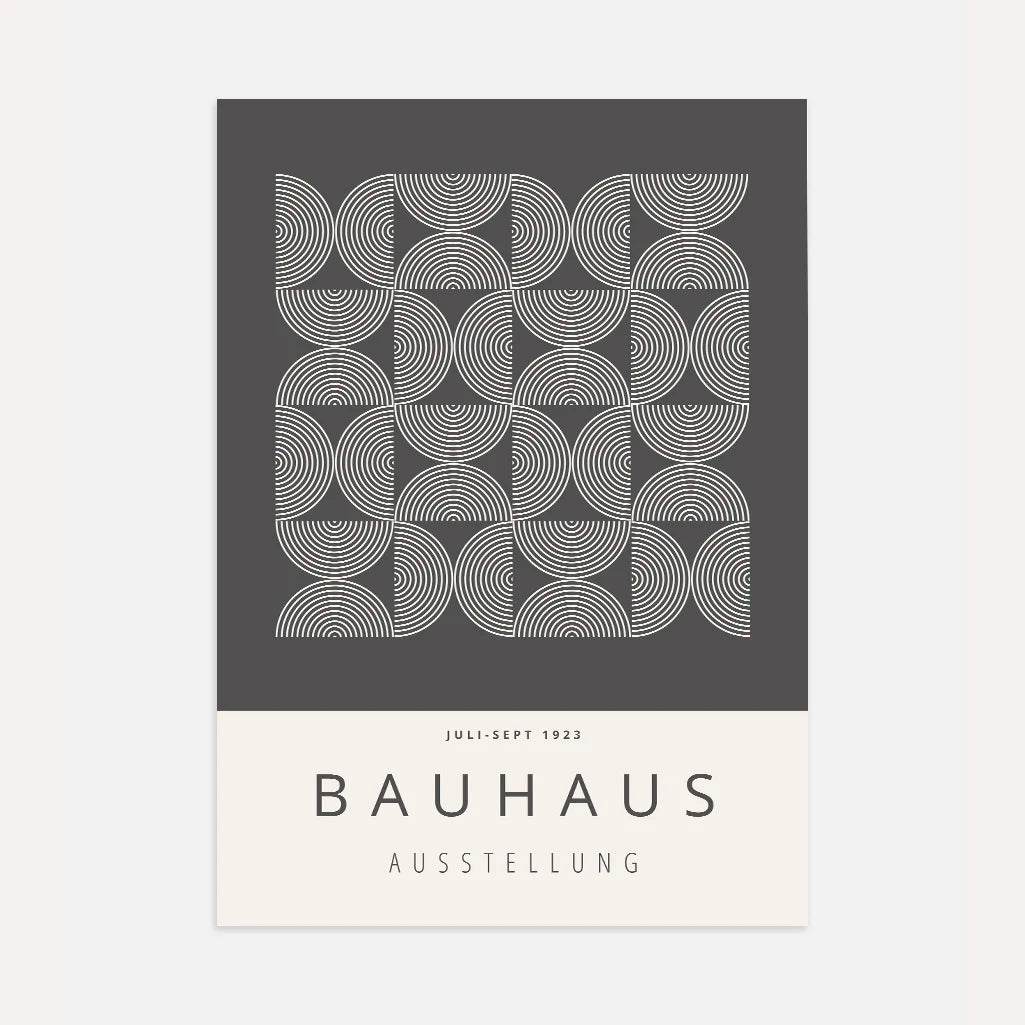 Bauhaus Blanco Póster