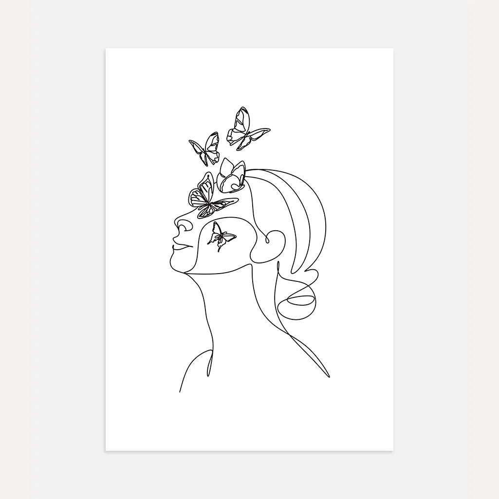 Póster – Danza de mariposas