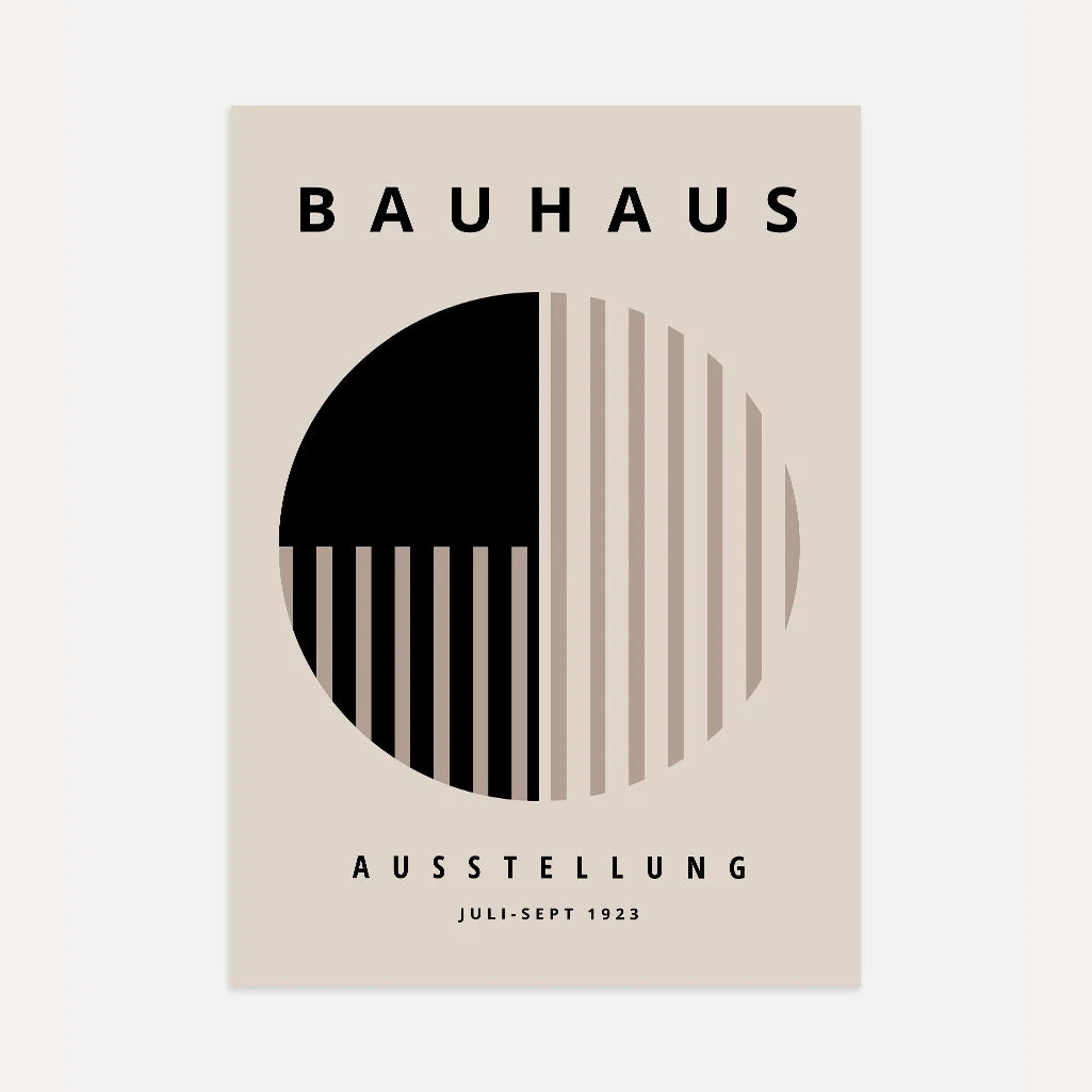 Bauhaus Círculo Póster