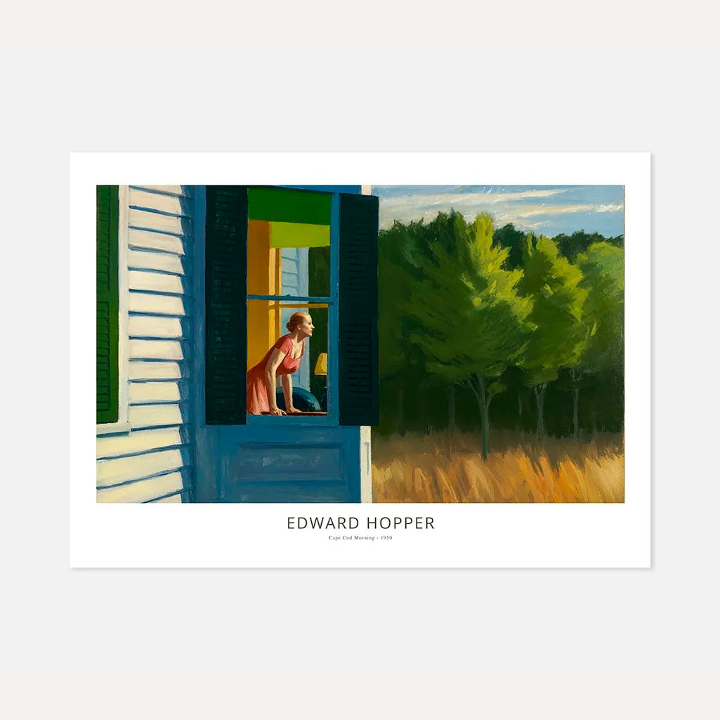 Póster Edward Hopper – Mañana en Cape Cod