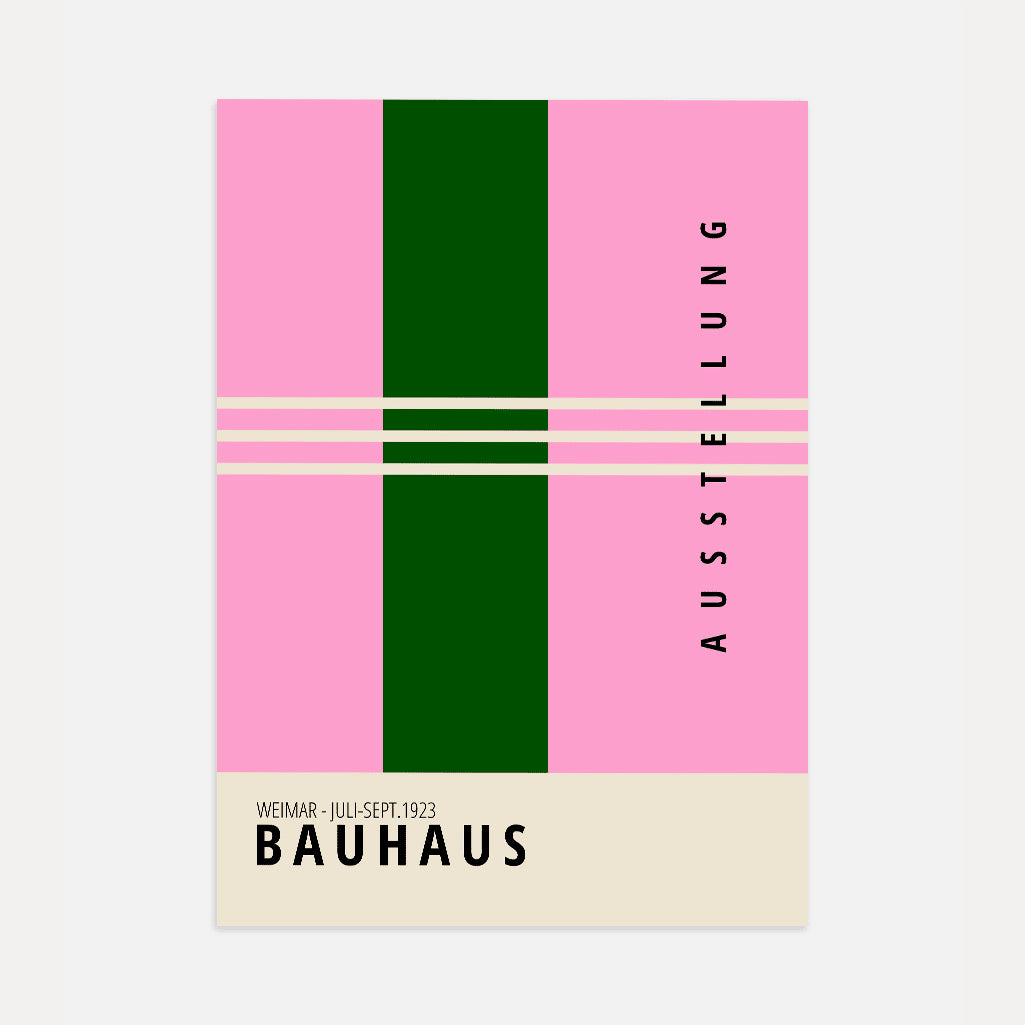 Bauhaus Línea Verde Póster
