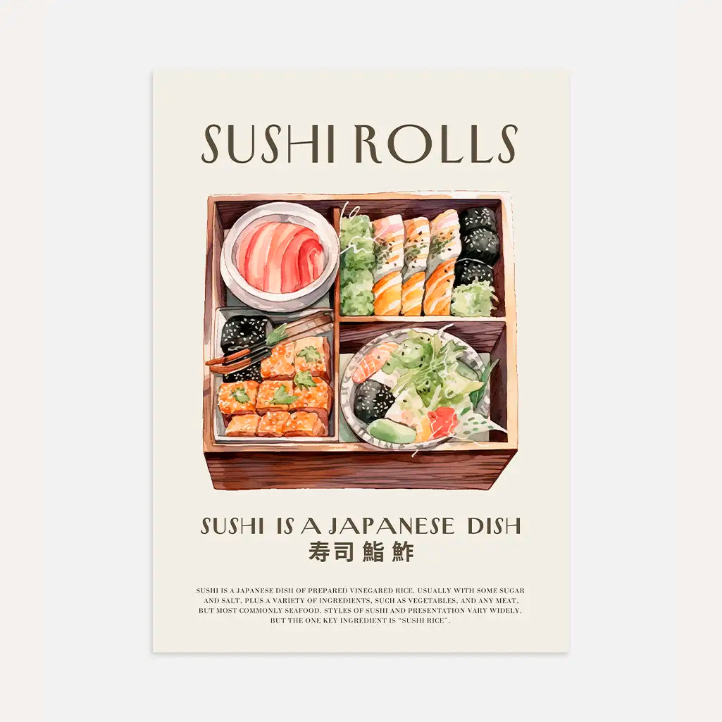 Póster Sushi Premium