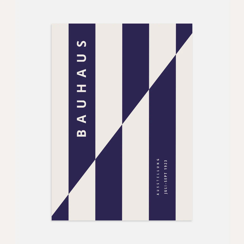 Bauhaus Corte Preciso Póster