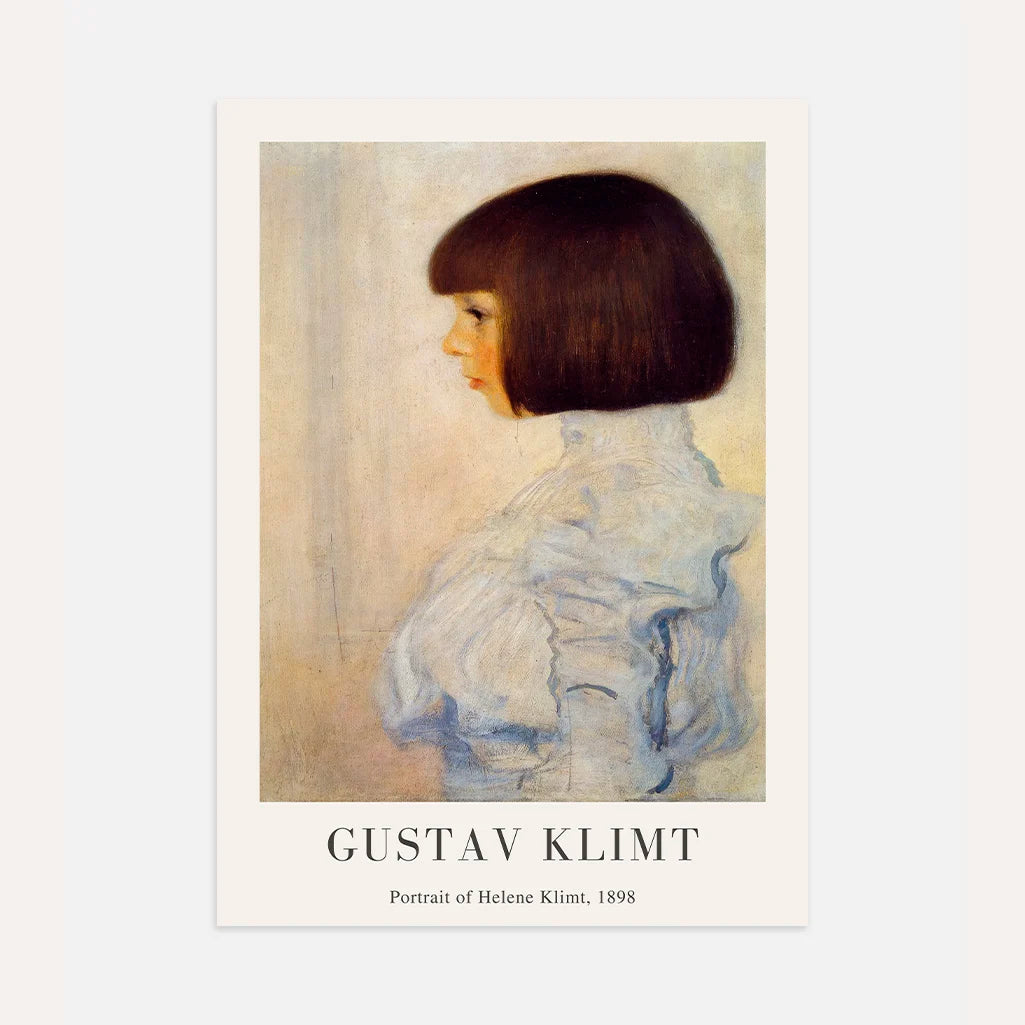 Gustav Klimt – Retrato de Helene Klimt Póster