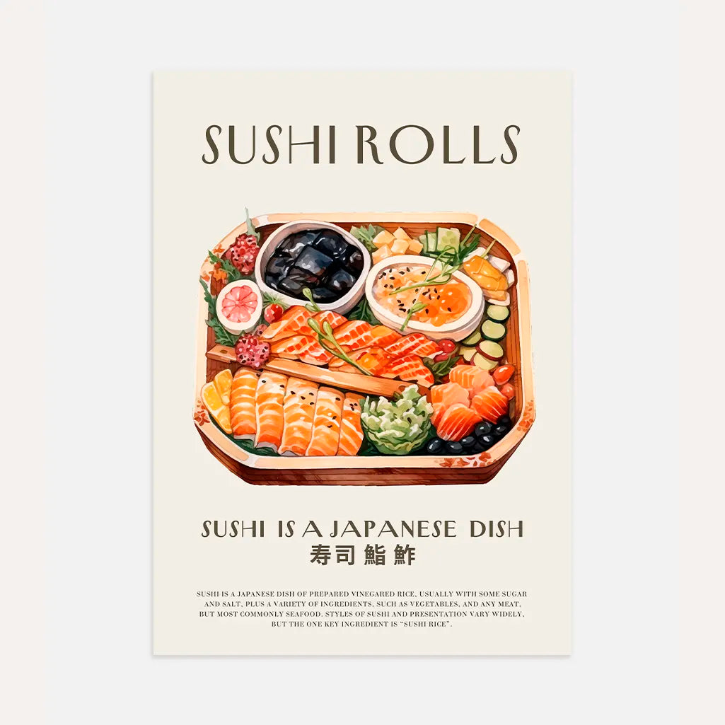 Póster Sushi Premium