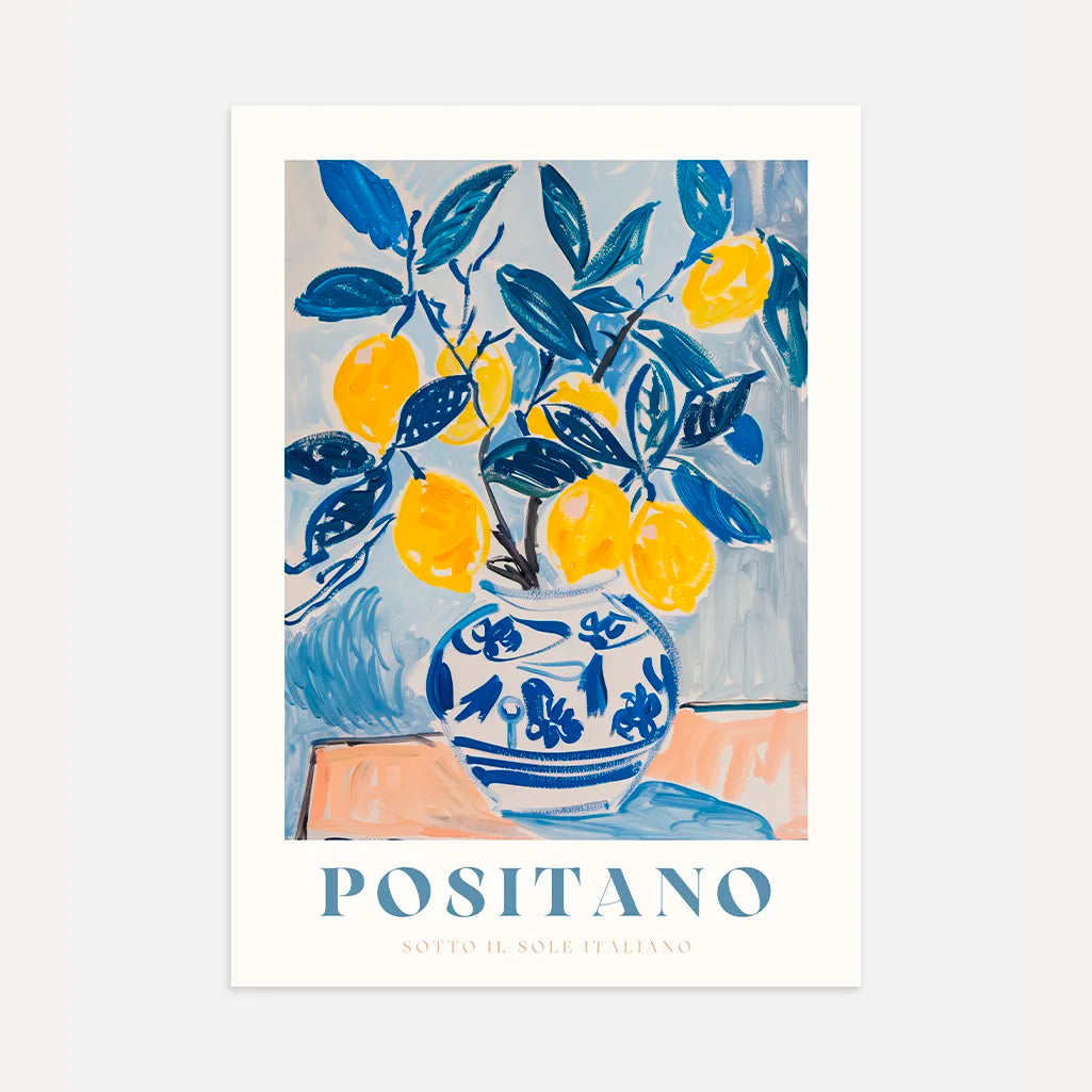Póster Limón Positano