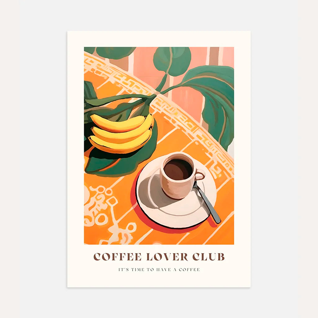Póster Café Bananas