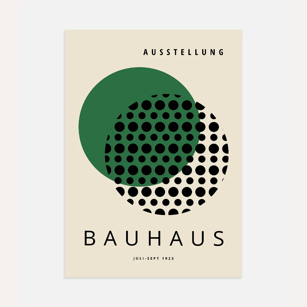Bauhaus Puntos Armonía Póster