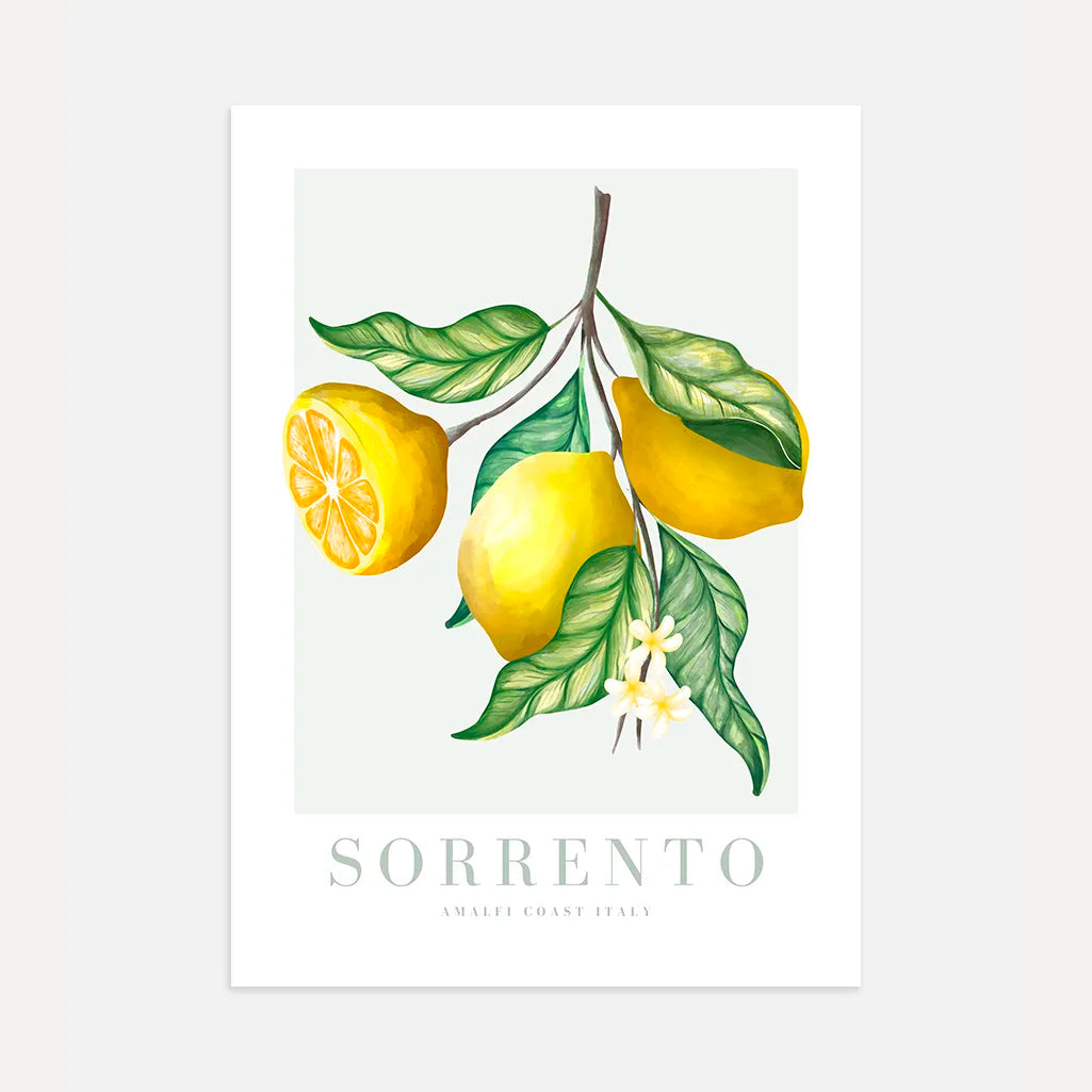 Póster Limones Sorrento