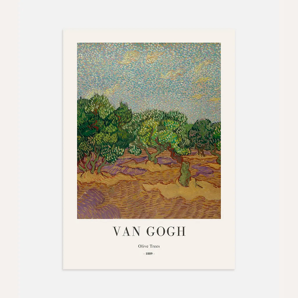Póster Vincent van Gogh – Olivos