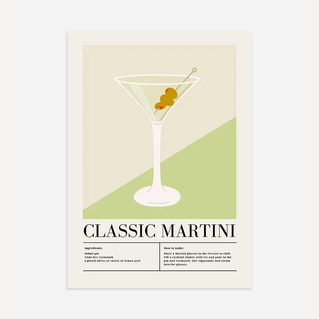 Póster Martini Clásico