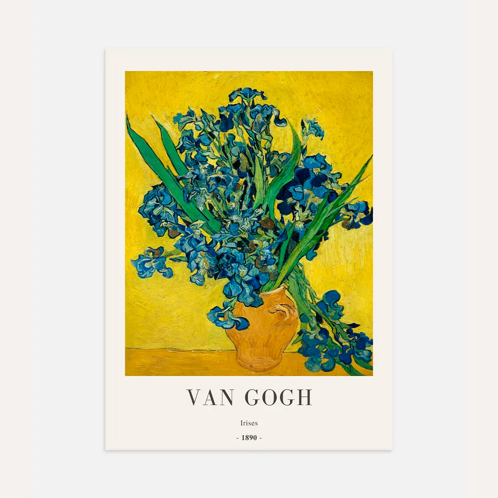 Póster Vincent van Gogh – Lirios