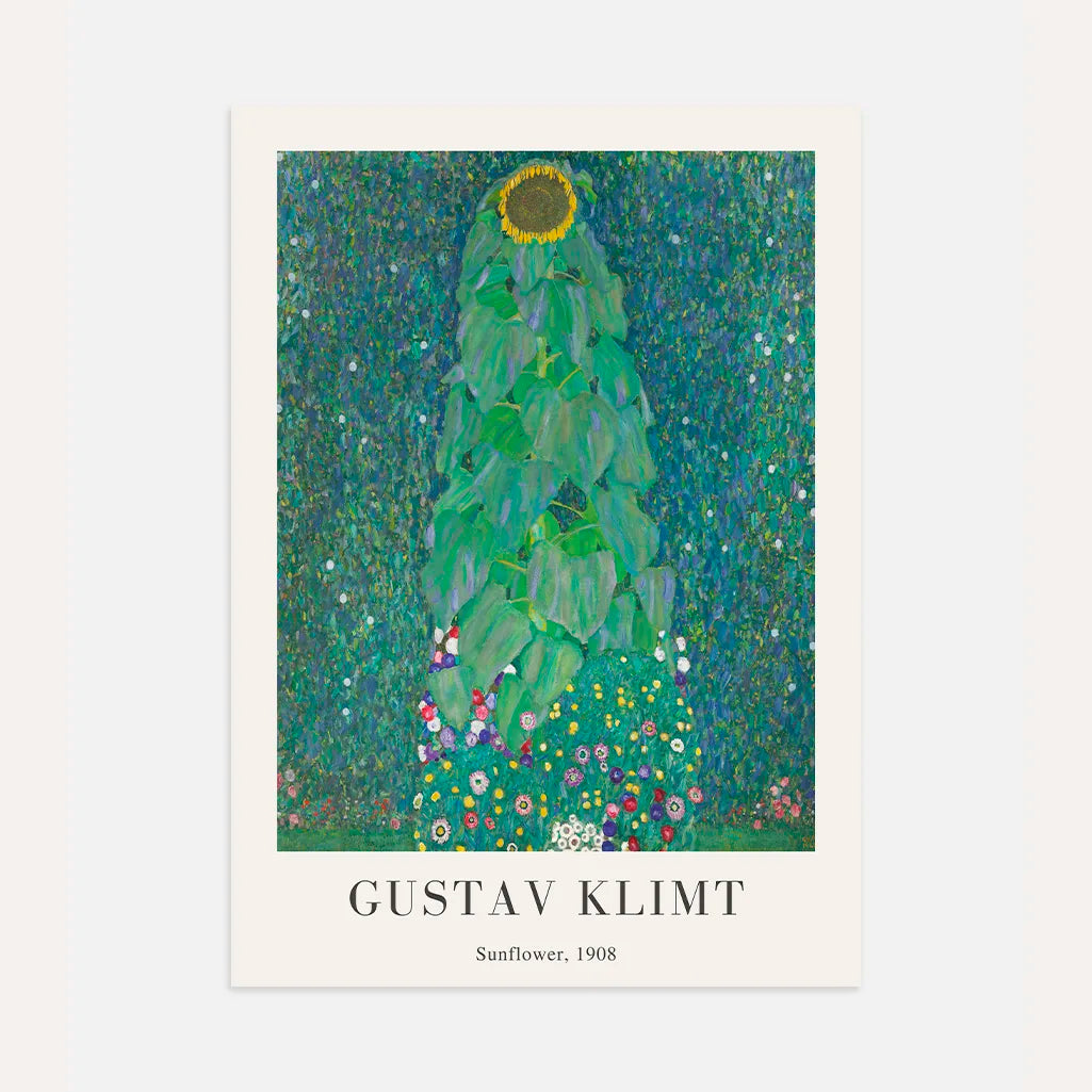 Gustav Klimt – Girasol Póster