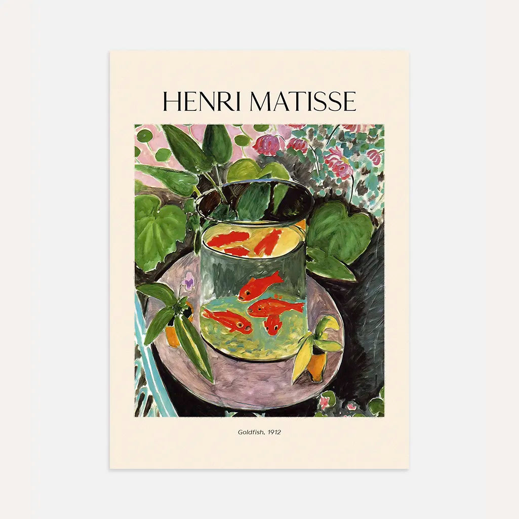 Henri Matisse Póster – Peces rojos