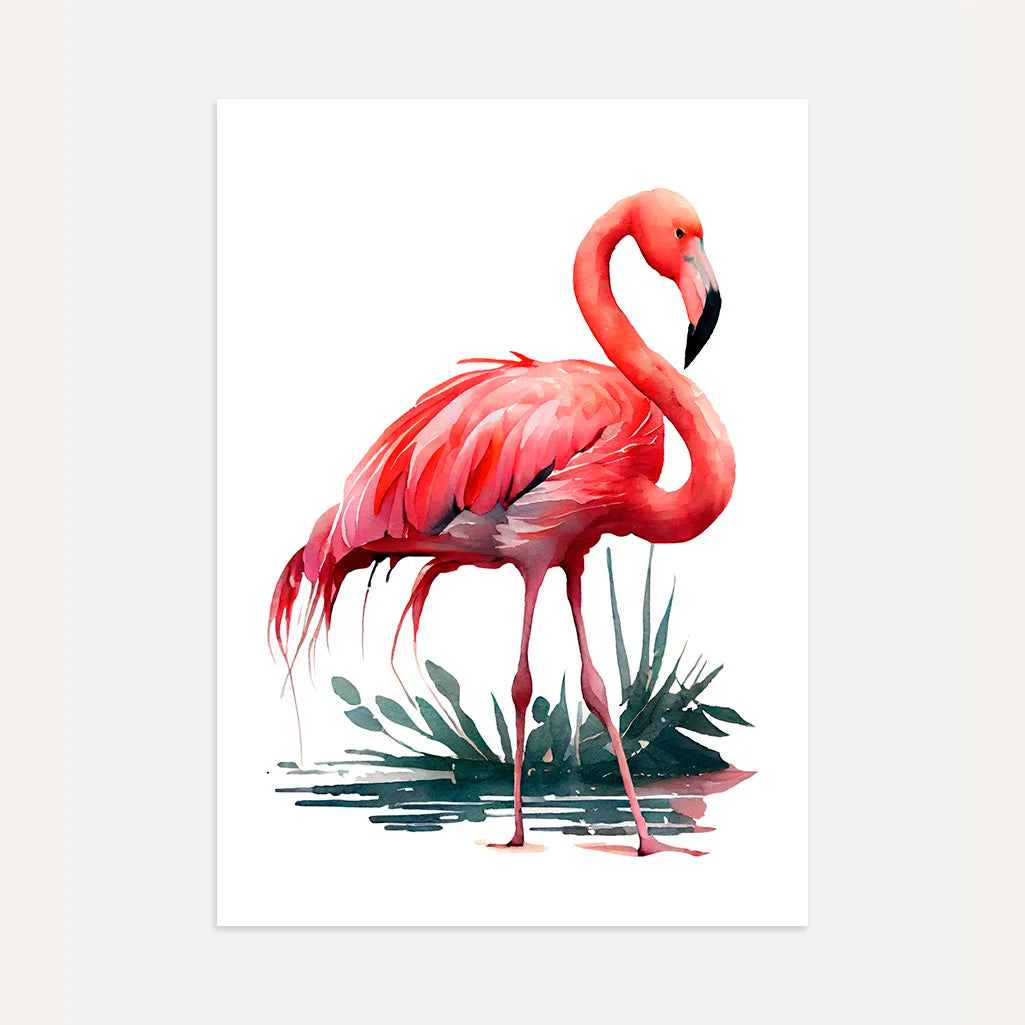 Pink Flamingo Poster