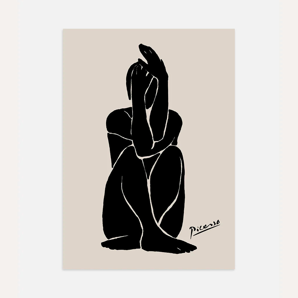 Póster inspirado en Pablo Picasso – Silencio de la forma