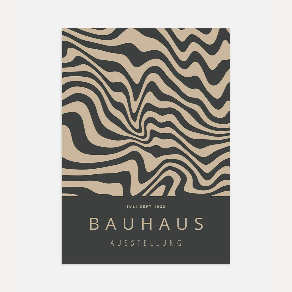 Bauhaus Olas Póster