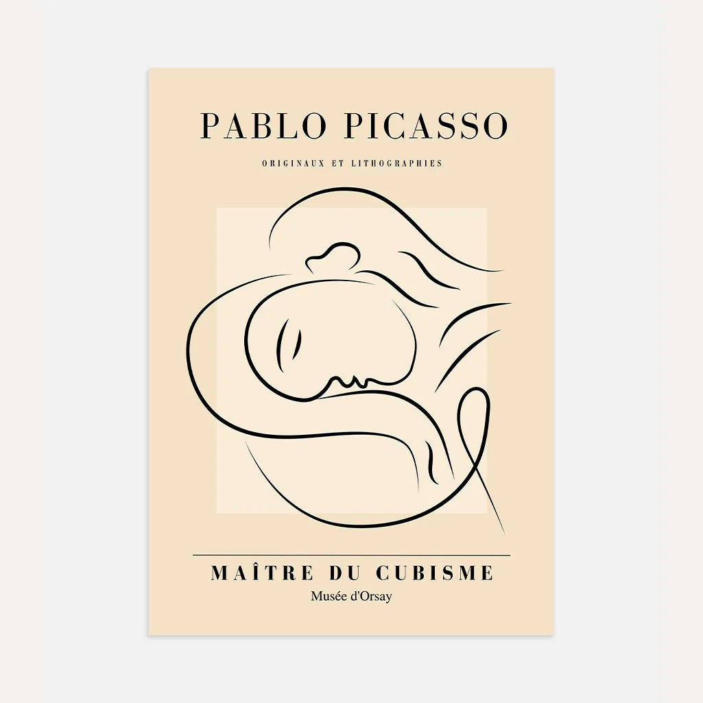Póster inspirado en Pablo Picasso – Amor maternal