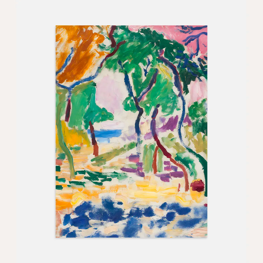 Henri Matisse Póster – Paisaje cerca de Collioure